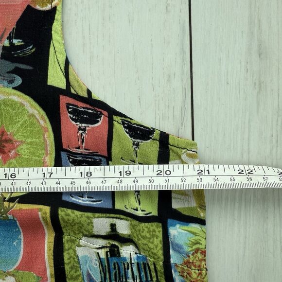 VTG Weekend Traffic Dress Womens XL Sleeveless Pullover  Vacation Alcohol Drinks - Picture 5 of 9